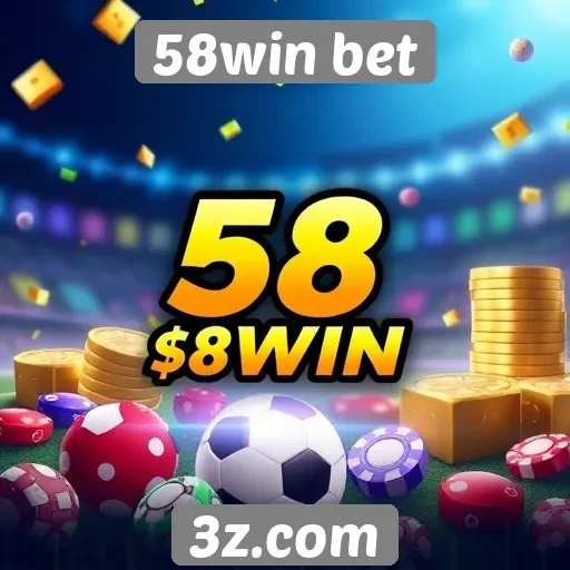 Variedade de jogos disponíveis na 58win bet