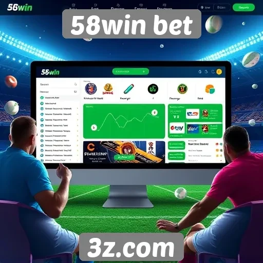 Novidades e recursos do site 58win bet